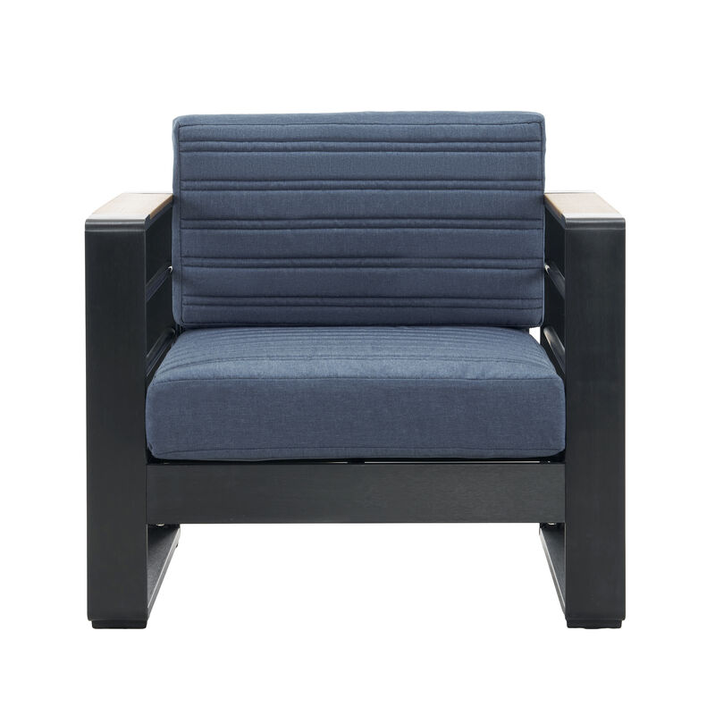 Merax Metal Frame Club Chair Home Chair