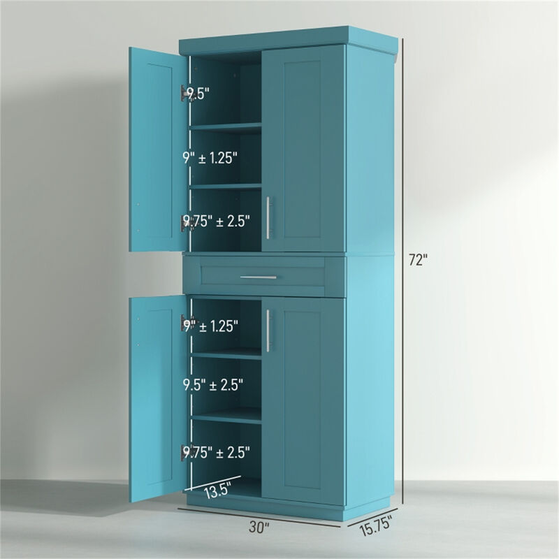 Tall Kitchen Pantry Cabinet – Freestanding Storage for Kitchen & Dining Area