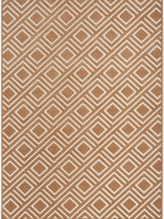 Care Free CAF03 Copper 3'11" x 5'11" Rug
