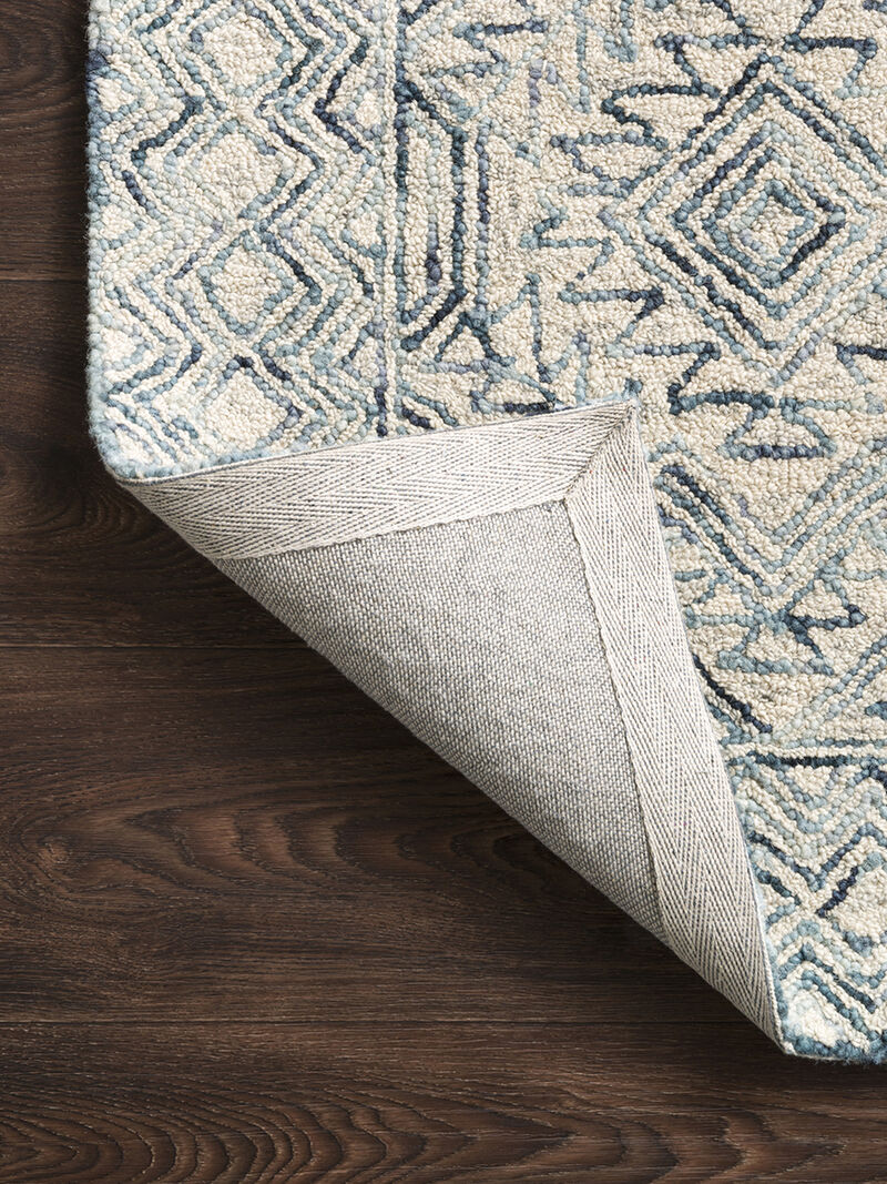 Ziva ZV03 Bluestone 3'6" x 5'6" Rug