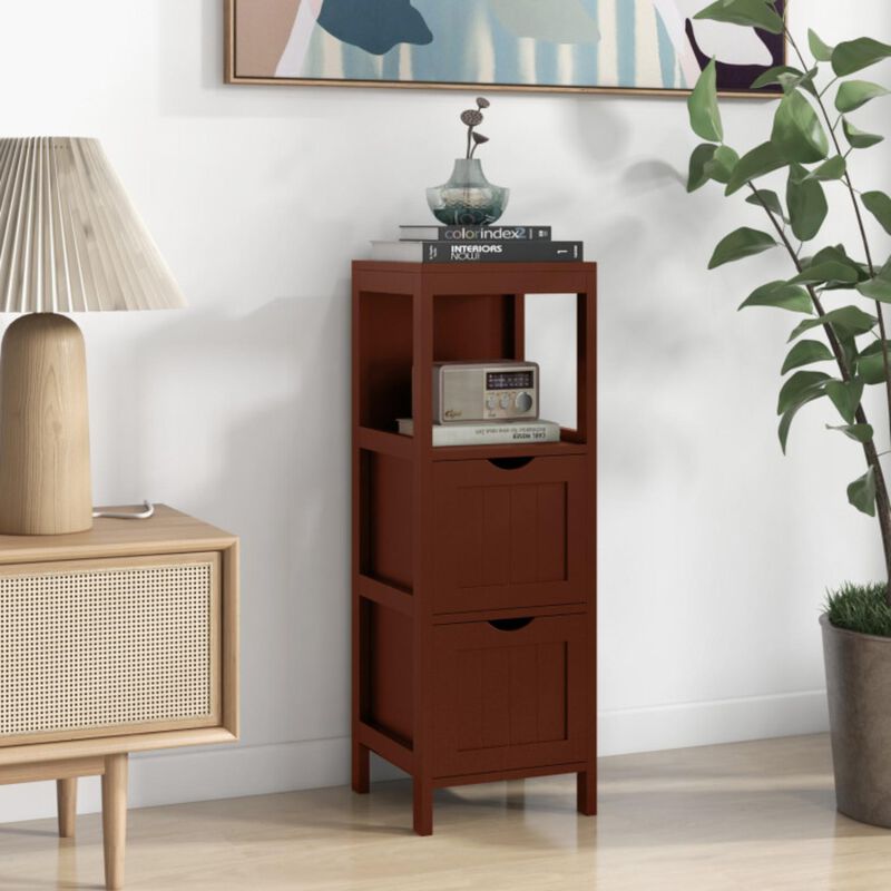 Hivvago Freestanding Storage Cabinet with 2 Removable Drawers for Bathroom