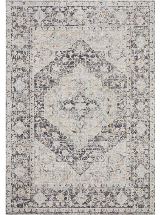 Monroe MON01 Charcoal/Multi 5'3" x 7'9" Rug