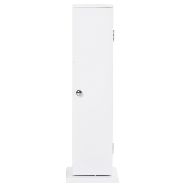 Multi-Purpose Paper Cabinet Side Table and Bathroom Corner Storage Cabinet