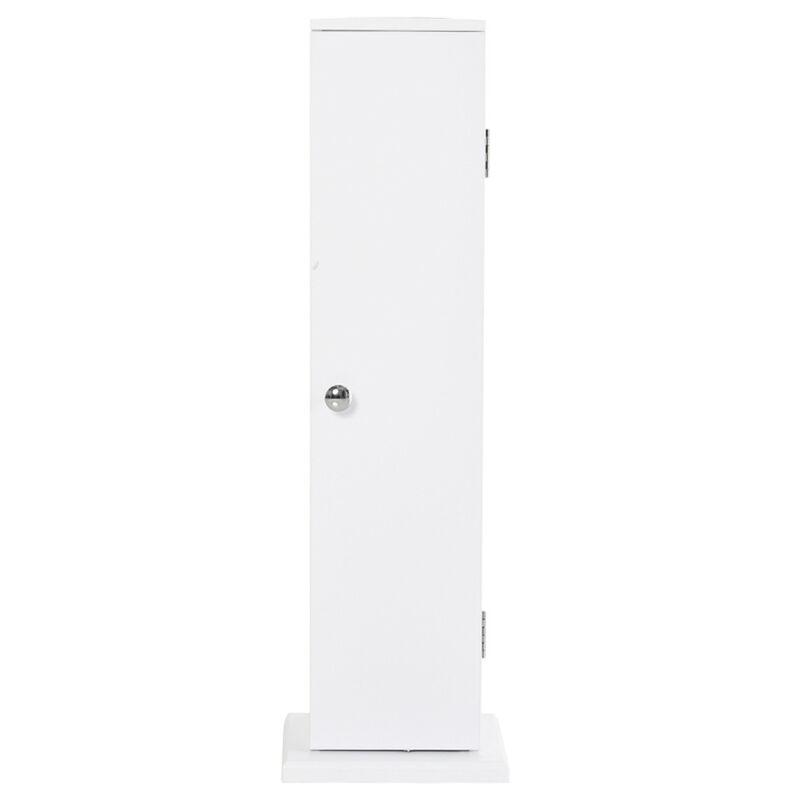 Multi-Purpose Paper Cabinet Side Table and Bathroom Corner Storage Cabinet