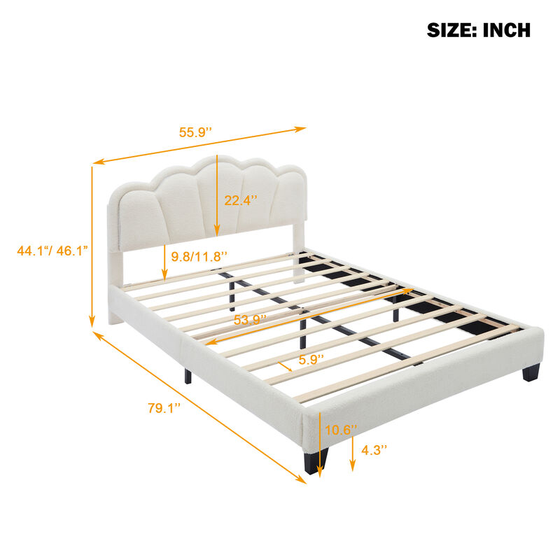 Merax Platform Bed with LED Light