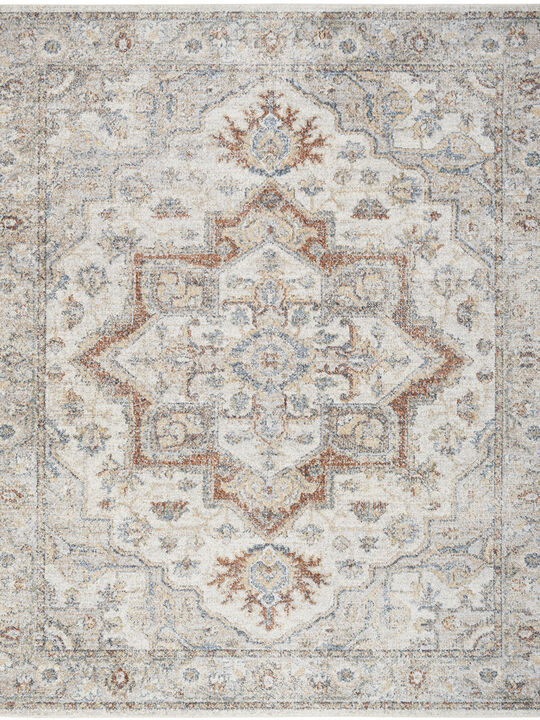Astra Machine Washable ASW12 Gray/Multicolor 3'3" x 5' Rug