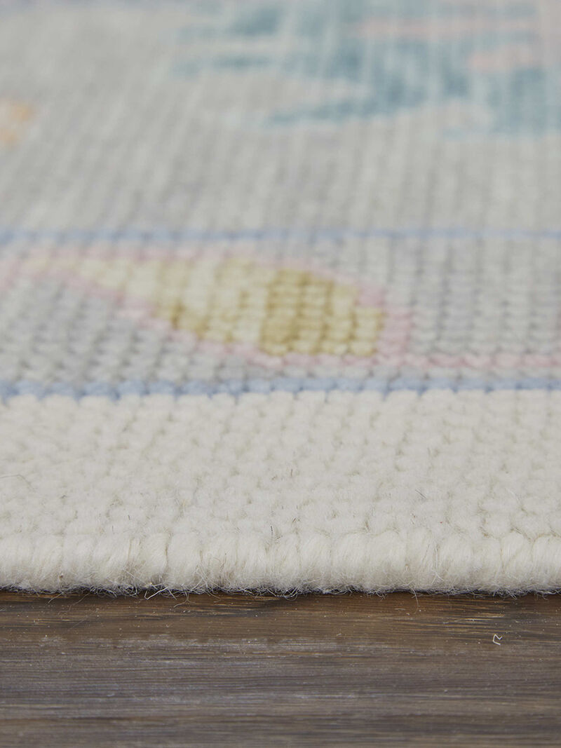 Karina 69G9F 8'6" x 11'6" Ivory/Orange/Blue Rug