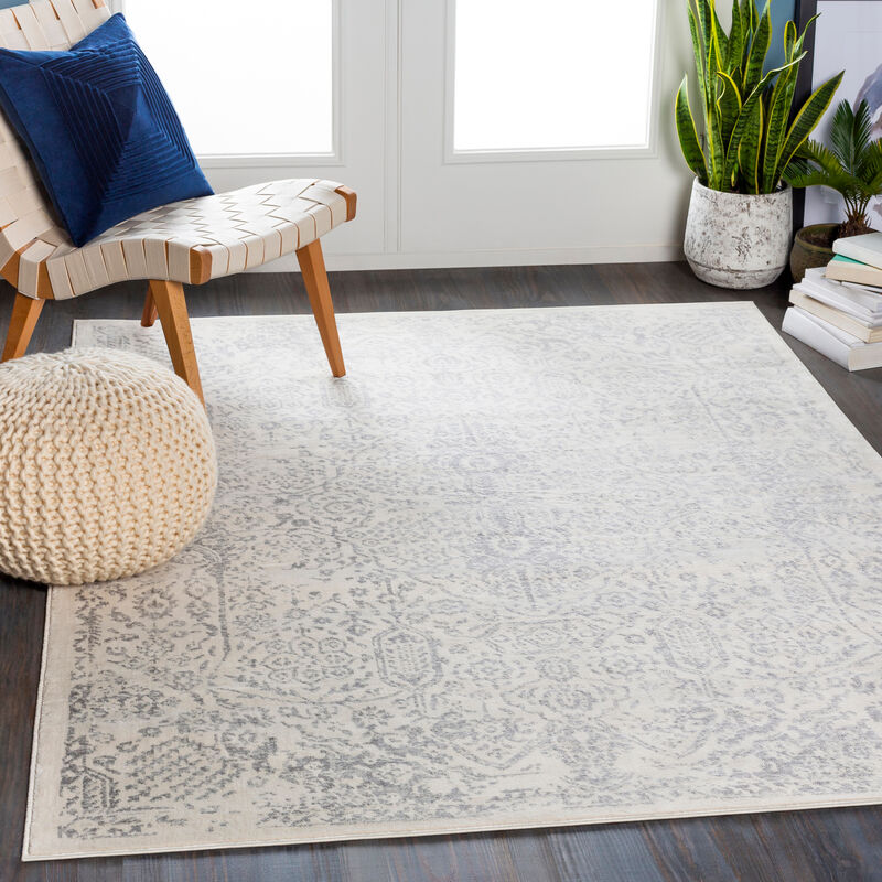 Roma ROM-2314 9' x 12'3' Gray Rug