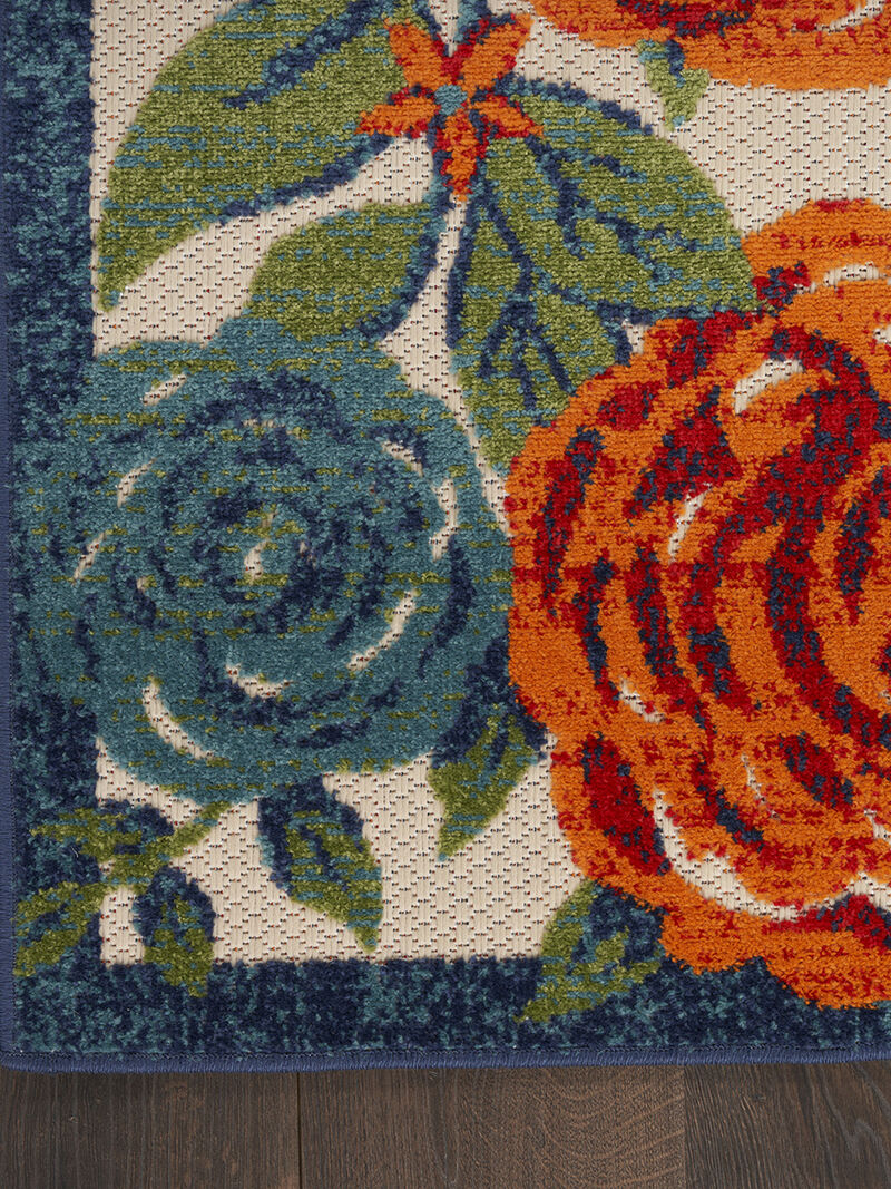 Aloha ALH32 Ivory/Multicolor 6' x 9' Rug