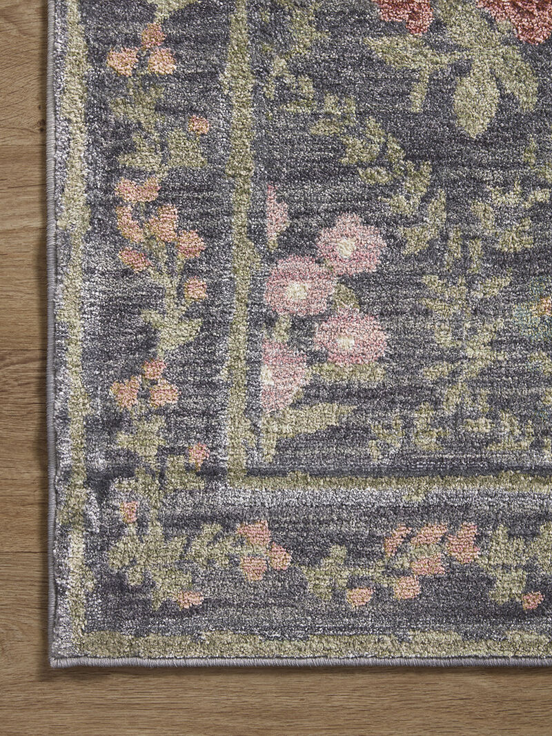Fiore FIO04 Charcoal 6'3" x 9' Rug
