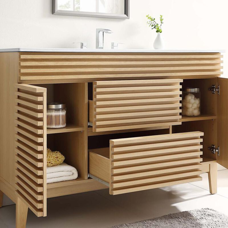 Modway Render 48 Single Sink Bathroom Vanity
