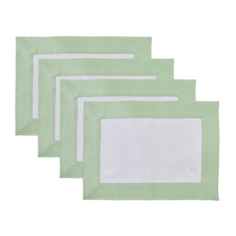 Solino Home 100% Pure Linen 14 x 19 Inch Placemats Set of 4 | Contempo