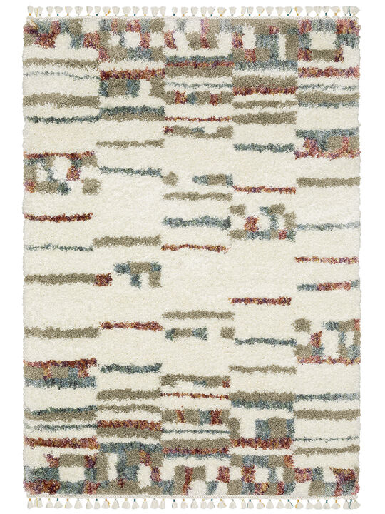 Axis 3'10" x 5'5" Ivory Rug