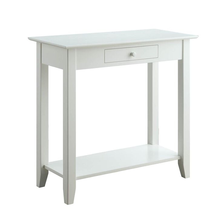 Convience Concept, Inc. American Heritage Hall Table with Drawer and Shelf