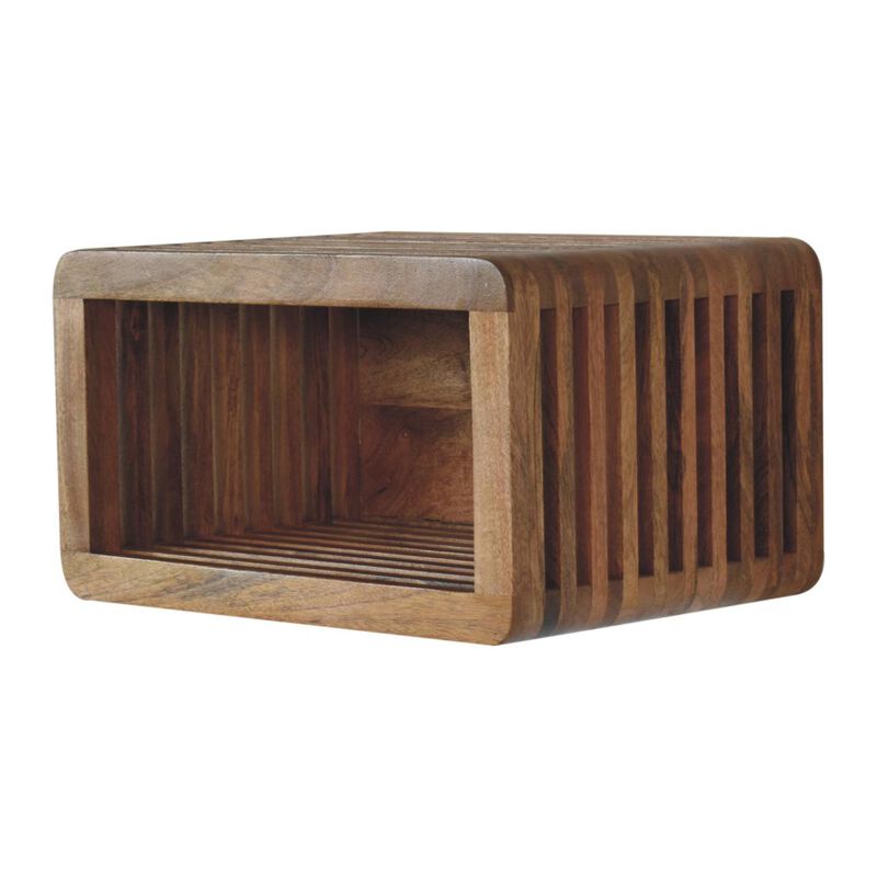 Artisan Furniture Solid Wood Soba Wall Mounted Bedside