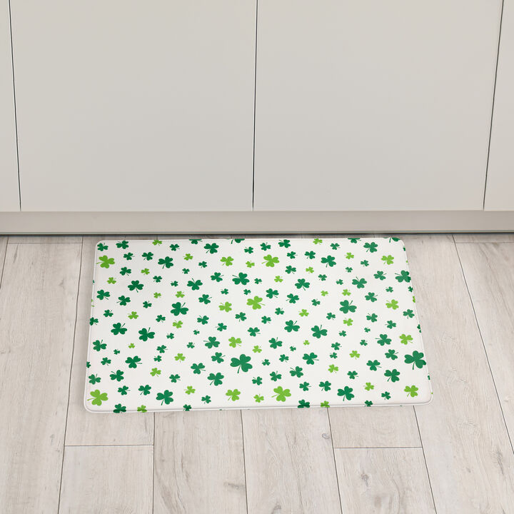 29.5" Shamrocks St. Patrick's Day Kitchen Comfort Mat