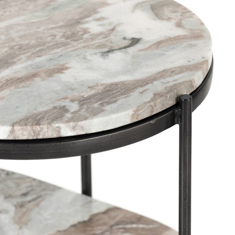 Felix Oval Nightstand in Canyon