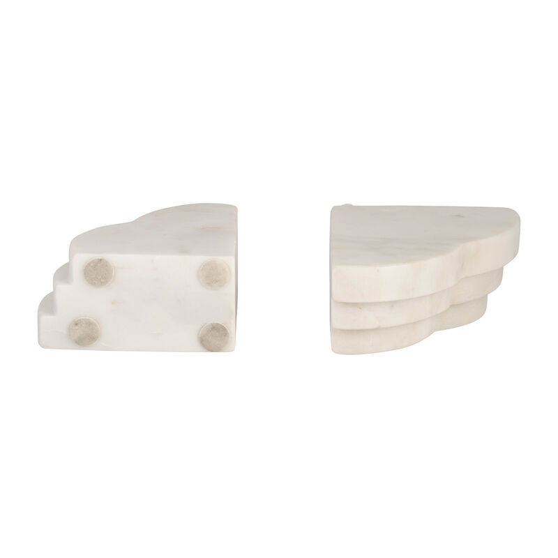 Marble Rainbow Bookends set