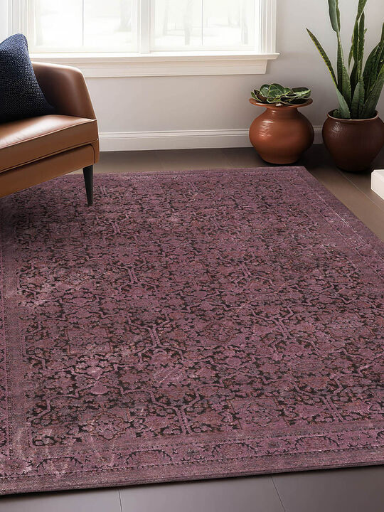 Vizcia VZ2 Plum 5'1" x 7'8" Rug