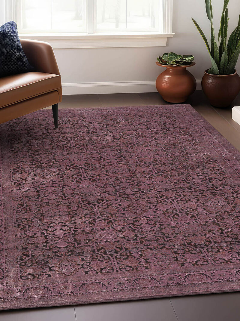Vizcia VZ2 Plum 5'1" x 7'8" Rug