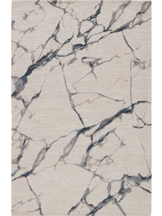 Fragment Shattered Blue 8' X 10' Rug