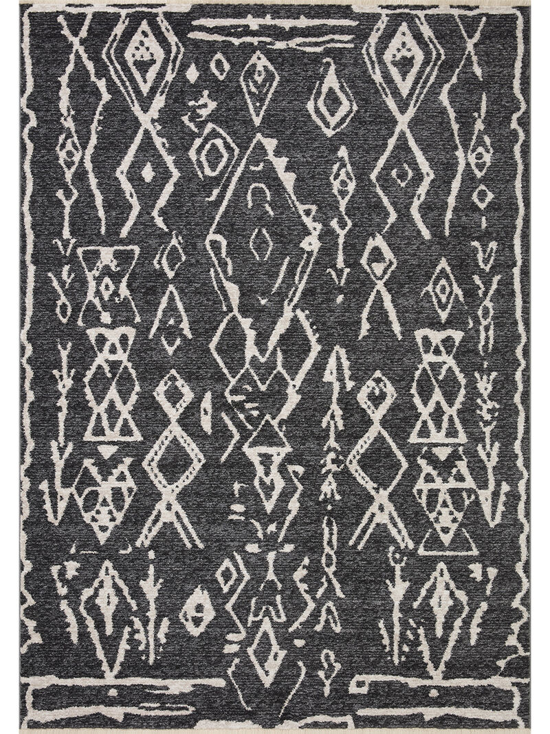 Vance VAN07 Charcoal/Dove 5'3" x 7'9" Rug