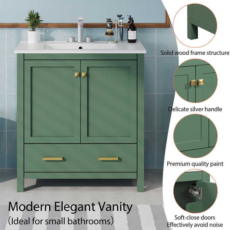 Merax Bathroom Vanity with Single Sink