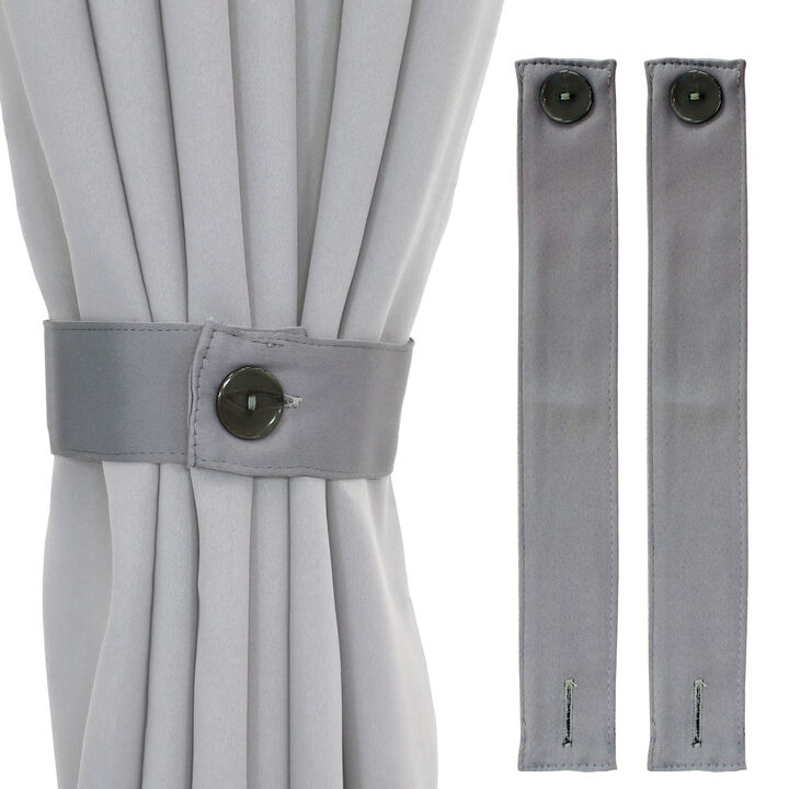 Sunnydaze Indoor/Outdoor Polyester Curtain Tiebacks