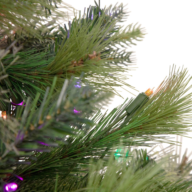 3' Pre-Lit Kingston Cashmere Pine Full Artificial Christmas Tree  Multi LED Lights