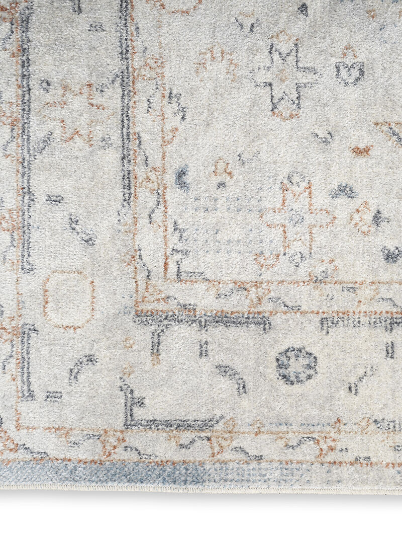 Astra Machine Washable ASW11 Light Blue 4' x 6' Rug