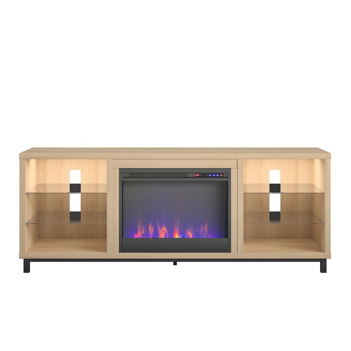 Ameriwood Home Lumina Deluxe Fireplace TV Stand for TVs up to 70" Ameriwood Home Lumina Deluxe Fireplace TV Stand for TVs up to 70"
