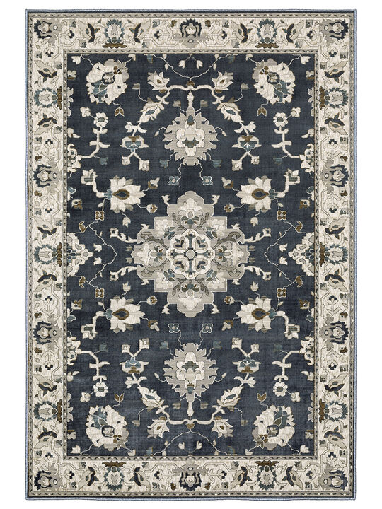 Ellington 3'10" x 5'5" Blue Rug
