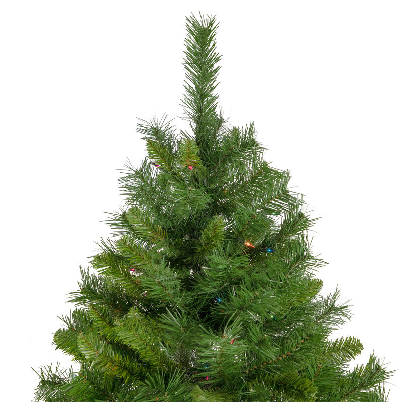 7.5' Pre-Lit Chatham Pine Artificial Christmas Tree  Multi-Color Lights