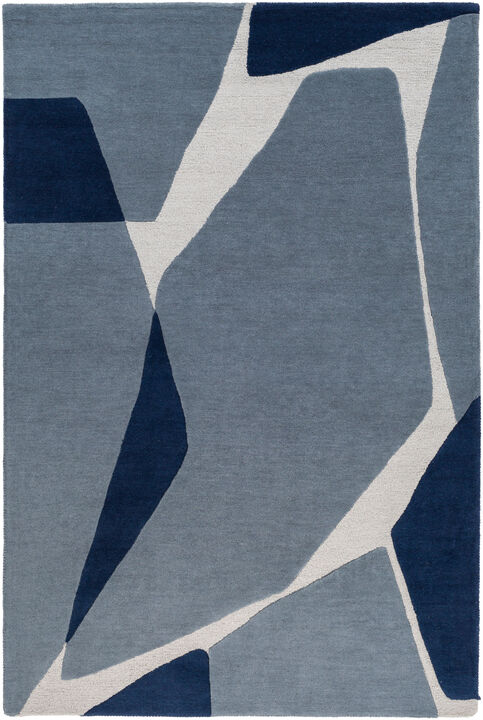 Kennedy KDY-3017 4' x 6' Blue Rug