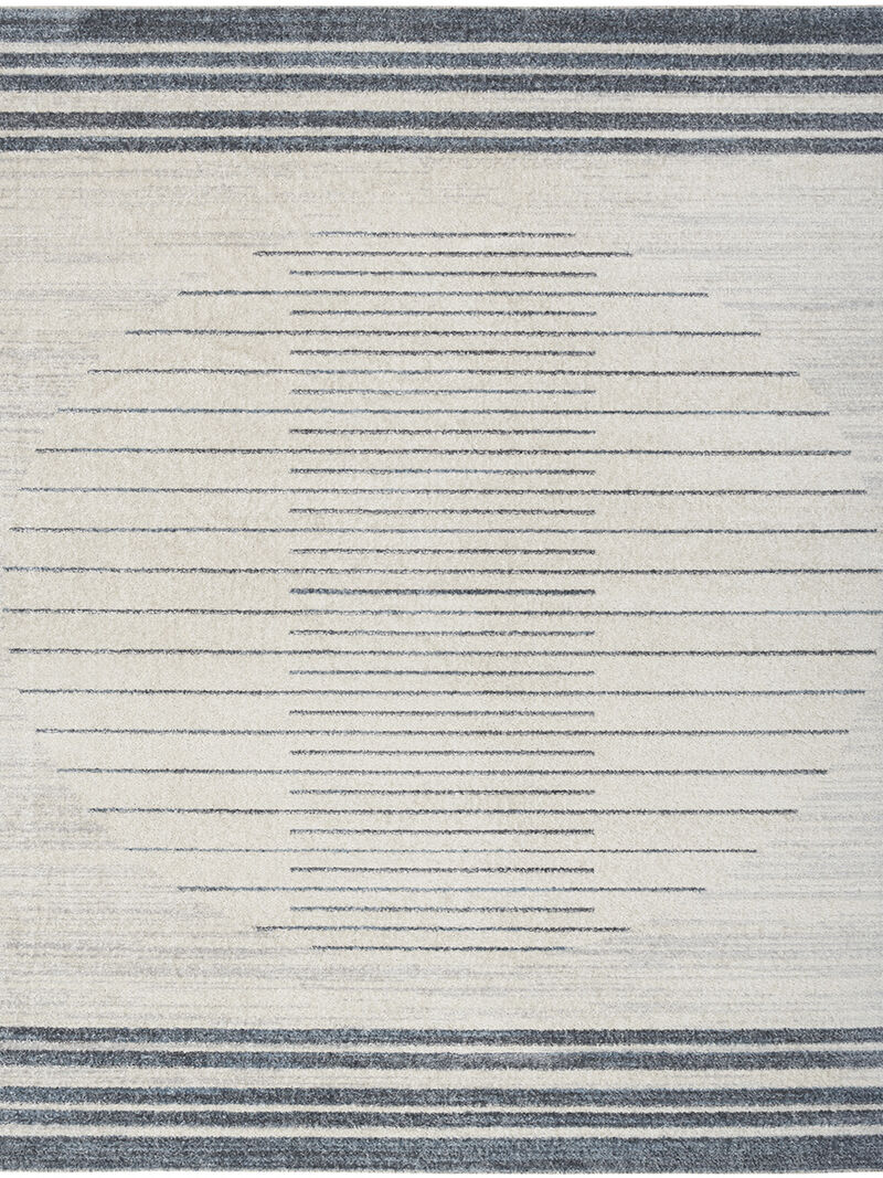 Astra Machine Washable ASW04 Ivory/Blue 9' x 12' Rug