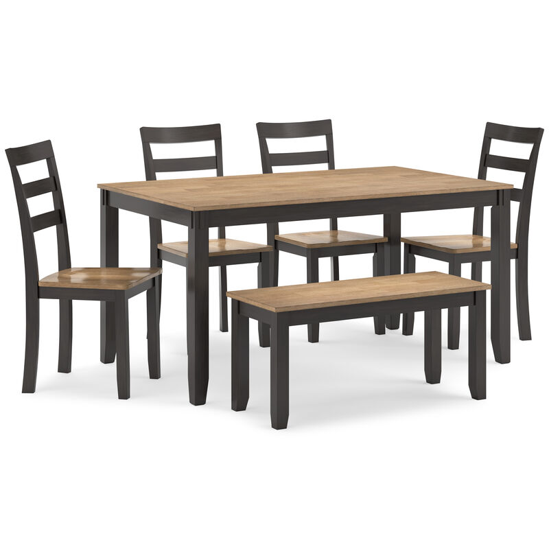 Gesthaven Brown 6-Piece Dining Set