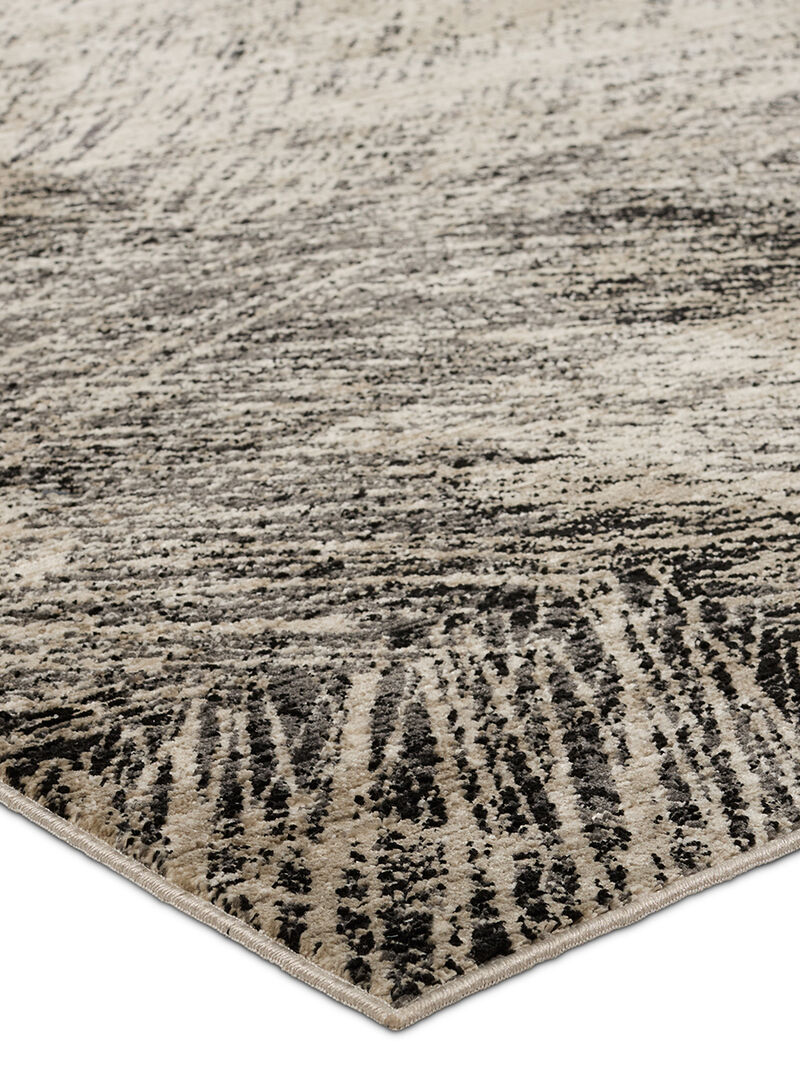 Graphite Dairon Black 8' x 10' Rug
