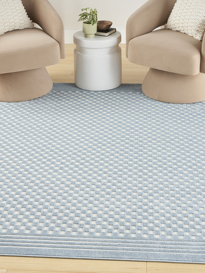 Care Free CAF02 Blue 3'11" x 5'11" Rug