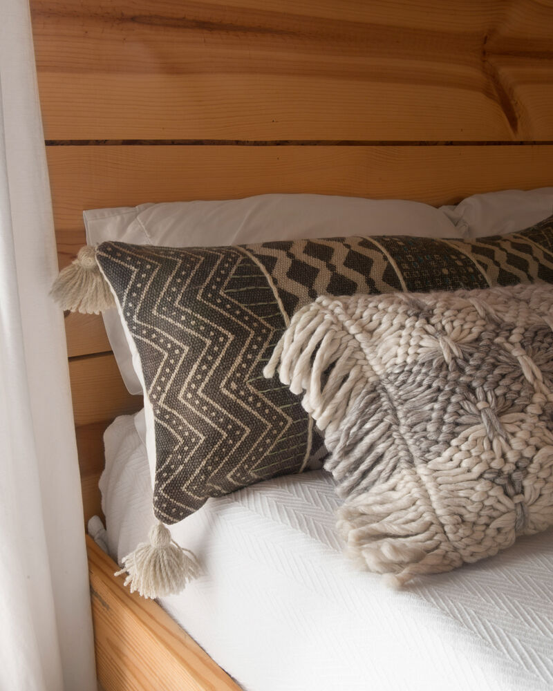 P0607 Grey/Multi 13"x35" Down Pillow