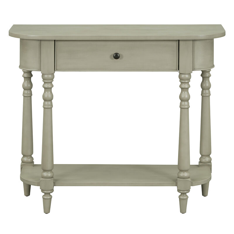 Merax Retro Entryway Console Table