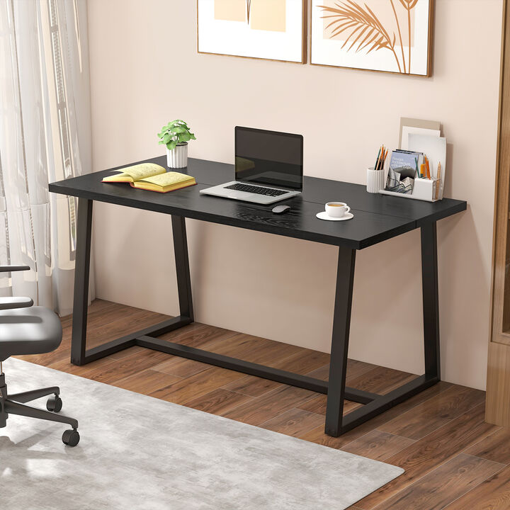 Large Dining Table with Anti-Slip Foot Pads for Stable and Comfortable Dining Experience