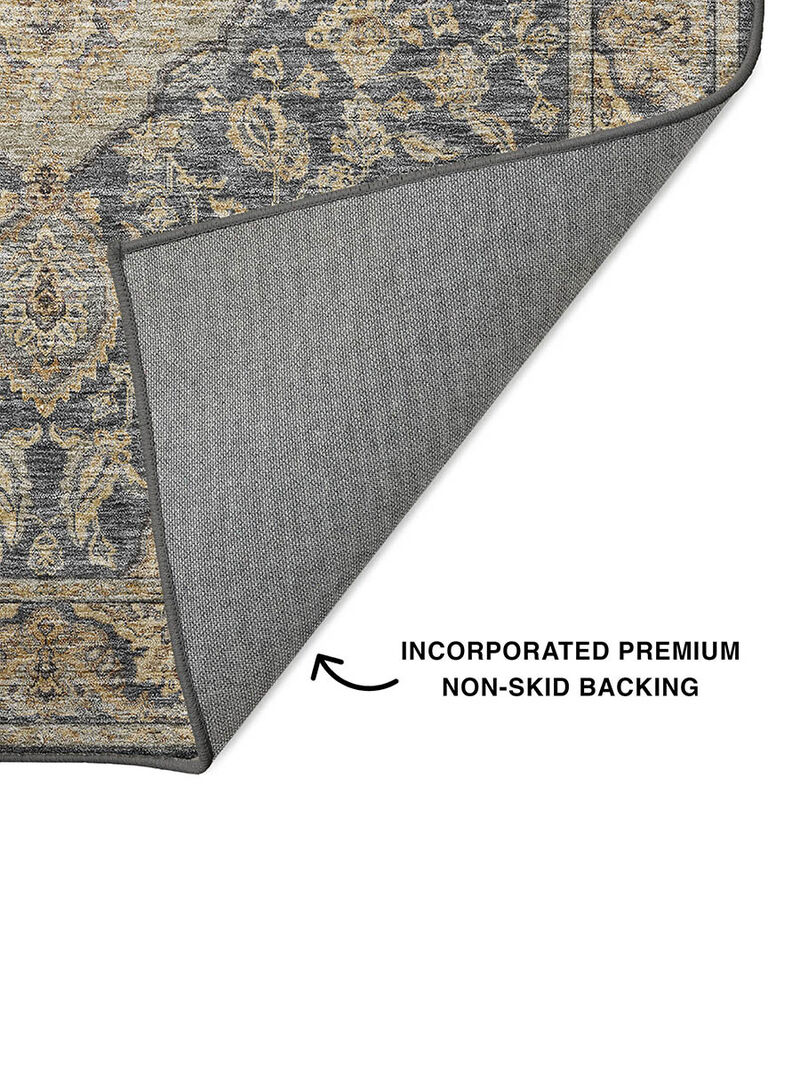 Hatay HY3 Charcoal 5' x 7'6" Rug