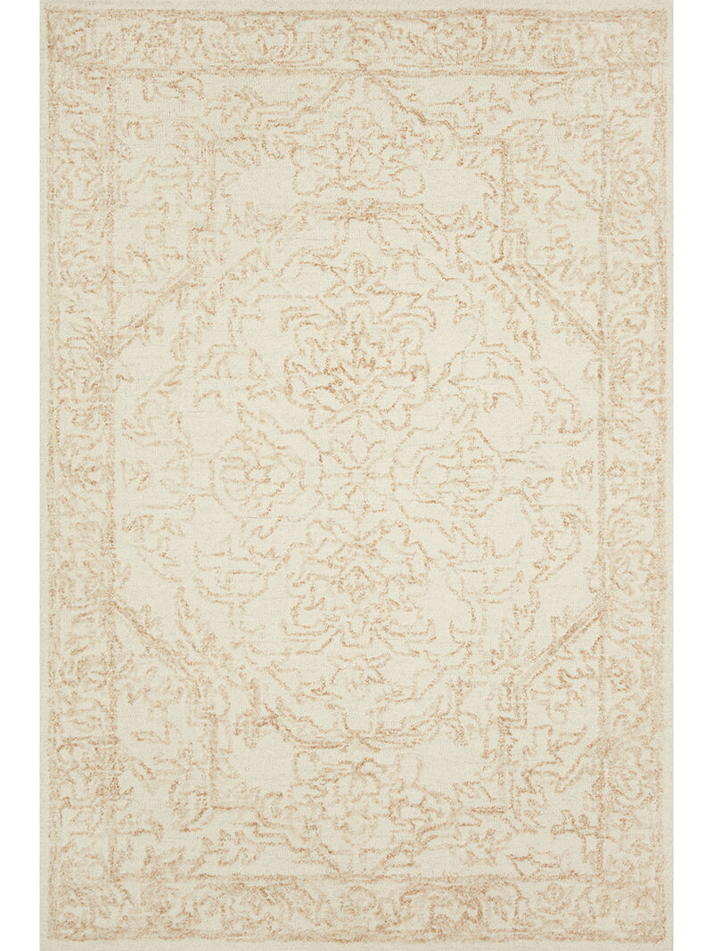 Annie ANN05 White/Pink 3'6" x 5'6" Rug