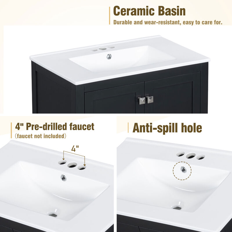 Merax Bathroom Vanity with Single Sink
