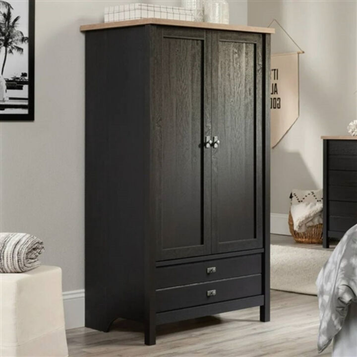 Bedroom Armoire Cabinet with Bottom Drawer for Clothes and Accessories