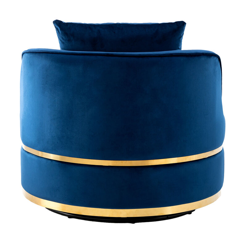 Merax Modern Velvet Upholstered Accent Chair