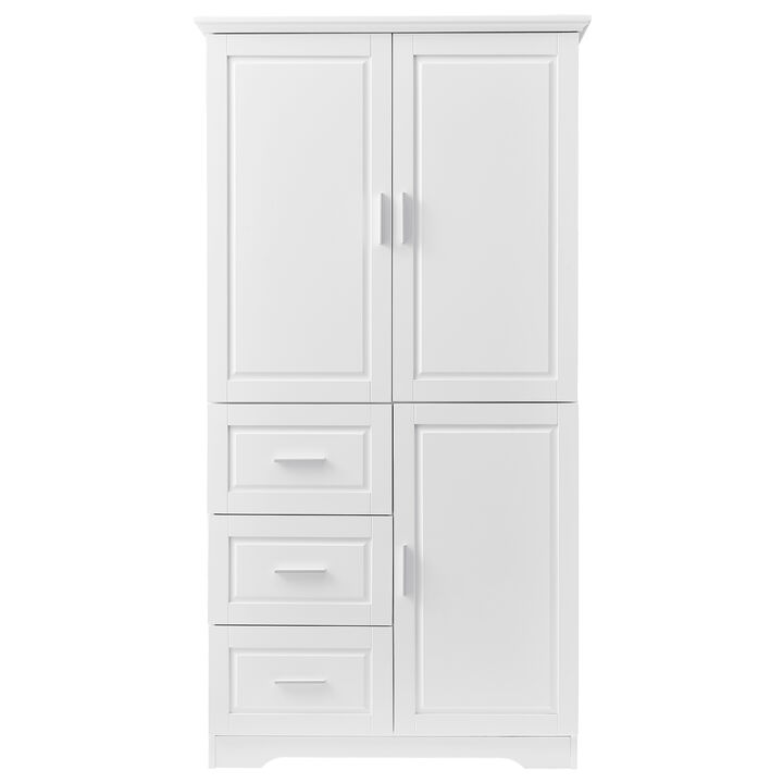 Merax Modern Storage Cabinet with Doors for Bathroom