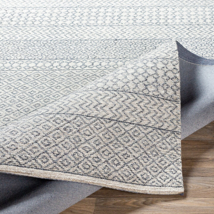 Maroc MAR-2301 3' x 5' Gray Rug