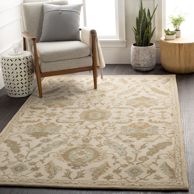 Caesar CAE-1166 5' x 8' White Rug