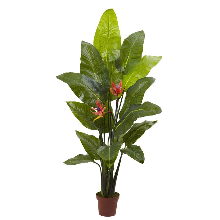 Hivvago Bird of Paradise Plant (Real Touch)